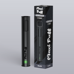 Batterie R-BAR Black - Maxi Puff Rechargeable Batterie R-BAR Black - Maxi Puff Rechargeable