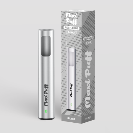 Batterie R-BAR Silver - Maxi Puff Rechargeable