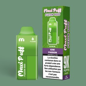 Kiwi Passion - Maxi Puff Fuzion 9000 Kiwi Passion - Maxi Puff Fuzion 9000