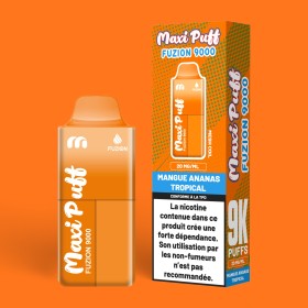 Mangue Ananas Tropical - Maxi Puff Fuzion 9000 Mangue Ananas Tropical - Maxi Puff Fuzion 9000