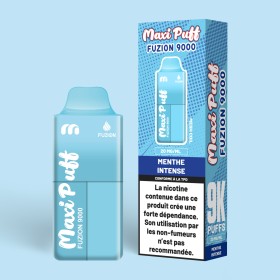 Menthe Intense - Maxi Puff Fuzion 9000 Menthe Intense - Maxi Puff Fuzion 9000