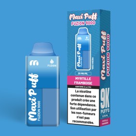 Myrtille Framboise - Maxi Puff Fuzion 9000 Myrtille Framboise - Maxi Puff Fuzion 9000