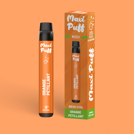 Orange Pétillant - Maxi Puff 2500