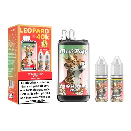 copy of copy of copy of copy of Kiwi Passion Guava - Maxi Puff Leopard 40K