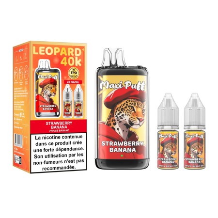 copy of copy of copy of copy of copy of copy of copy of Kiwi Passion Guava - Maxi Puff Leopard 40K