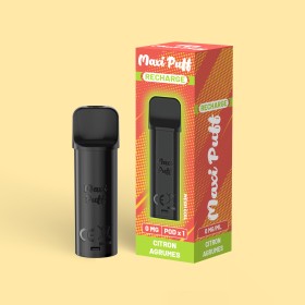 Recharge Citron Agrumes - Maxi Puff Rechargeable Recharge Citron Agrumes - Maxi Puff Rechargeable