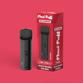 Recharge Fruits Rouges des Bois - Maxi Puff Rechargeable Recharge Fruits Rouges des Bois - Maxi Puff Rechargeable