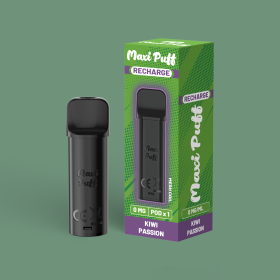 Recharge Kiwi Passion - Maxi Puff Rechargeable Recharge Kiwi Passion - Maxi Puff Rechargeable