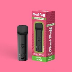 Recharge Litchi Cactus - Maxi Puff Rechargeable Recharge Litchi Cactus - Maxi Puff Rechargeable