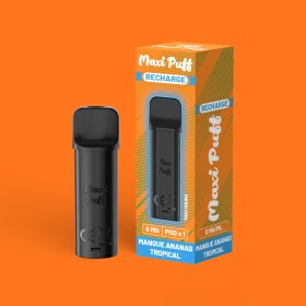 Recharge Mangue Ananas Tropical - Maxi Puff Rechargeable Recharge Mangue Ananas Tropical - Maxi Puff Rechargeable